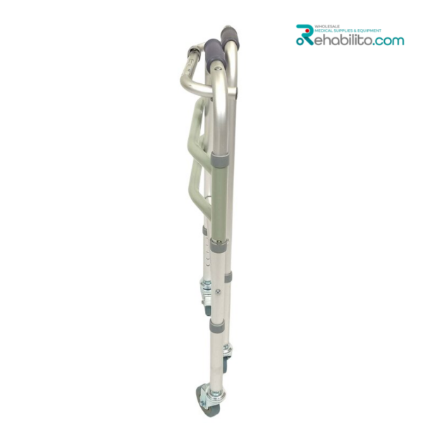 Fixed walker with 4 wheels Carter Vitea Care