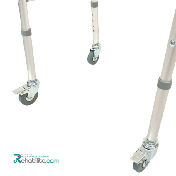 Fixed walker with 4 wheels Carter Vitea Care