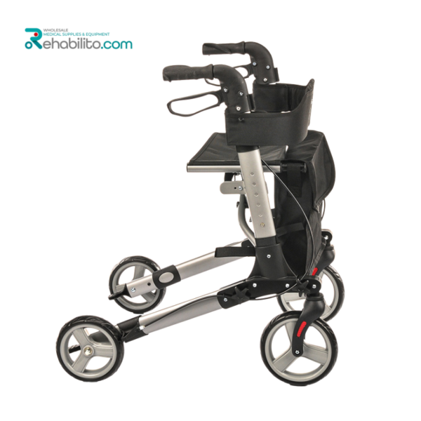 4-wheel aluminum rollator Mobilus Lite Vitea Care