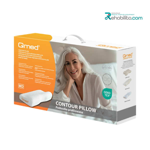 Contoured Orthopedic Pillow for Sleeping - Contour Pillow Qmed