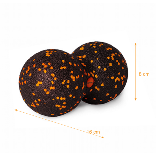 Mini rehabilitation massage roller Duo Ball Qmed