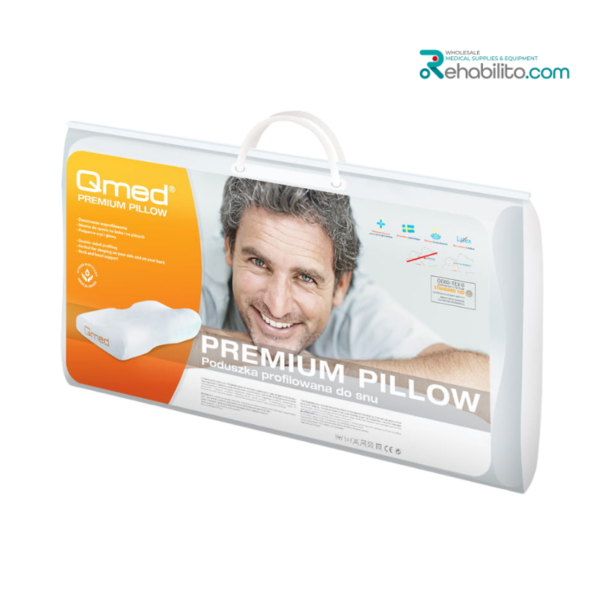 Contoured orthopedic pillow for sleeping - Premium Pillow Qmed
