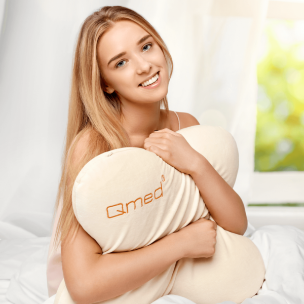 Orthopedic pillow for sleeping on the stomach - Slim Pillow Qmed