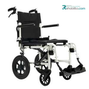 Folding aluminium transport wheelchair Bobby Evo Vermeiren