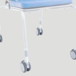 Castors with brakes
