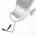 Bicycle tow bar with a flag