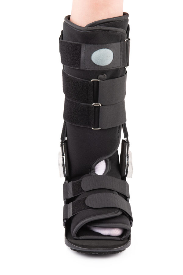 Long pneumatic foot and shin brace Qmed