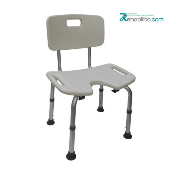 Shower chair with U-shaped cut-out Oliwier RF-810 Rehafund