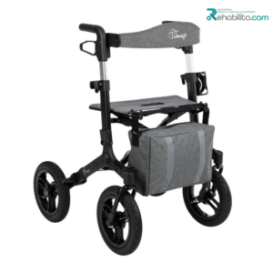 Aluminum four-wheel rollator with pneumatic wheels Ranger Timago