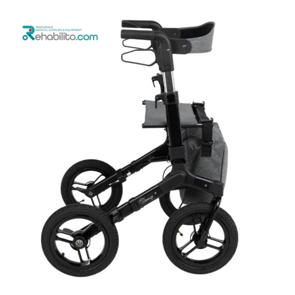 Aluminum four-wheel rollator with pneumatic wheels Ranger Timago