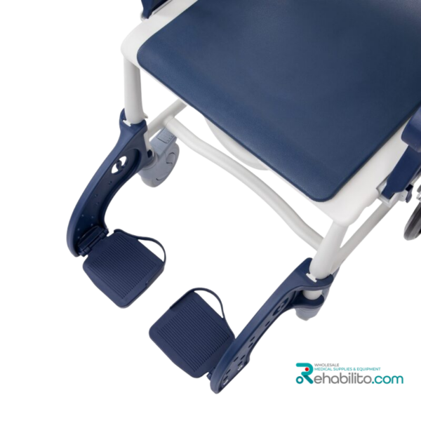 3-in-1 shower, commode & transport wheelchair with big wheels SANI-TIM Timago