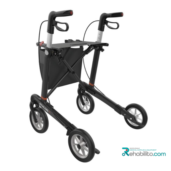 4-Wheel Carbon Fiber Rollator Athlon SL Rehasense