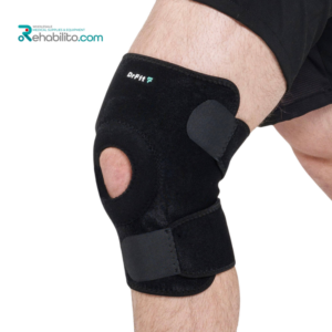 Neoprene knee brace with patellar opening and adjustable straps DrFit 6728