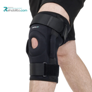 Neoprene hinged knee brace with patellar opening DrFit 6732