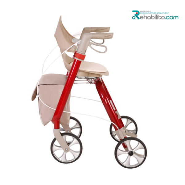 4-wheeled aluminium rollator AT51139 Antar
