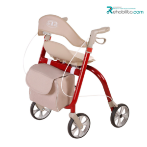 4-wheeled aluminium rollator AT51139 Antar