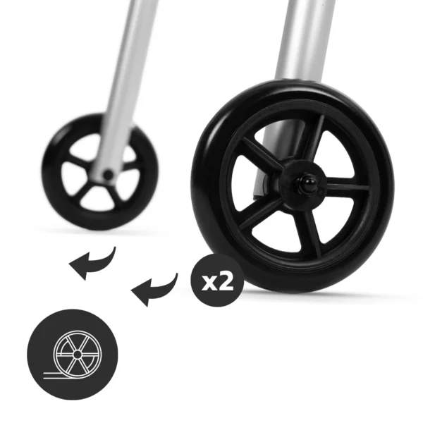 3-in-1 aluminium walking frame Step Light MS810 MSupport