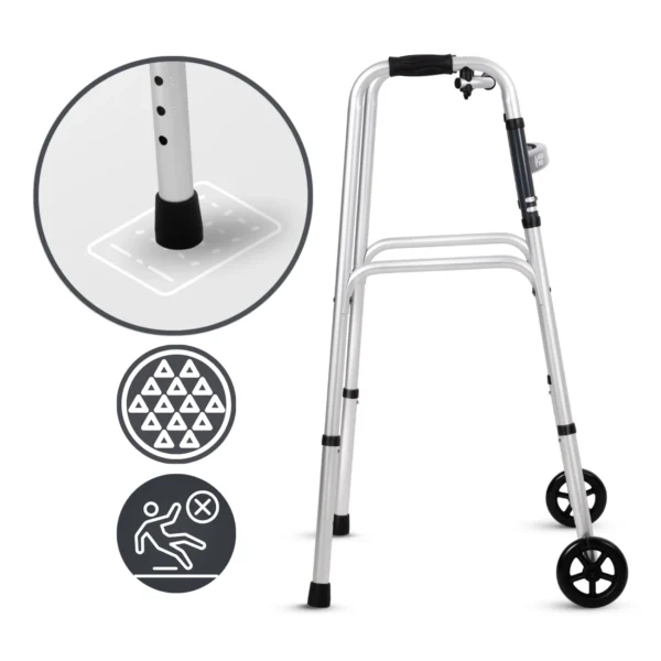 3-in-1 aluminium walking frame Step Light MS810 MSupport