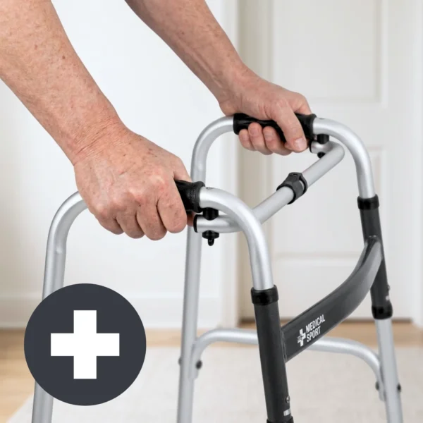 3-in-1 aluminium walking frame Step Light MS810 MSupport