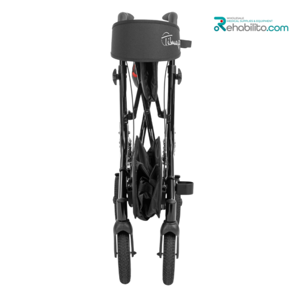 4-wheeled aluminium rollator with pneumatic tyres Johnnie Timago